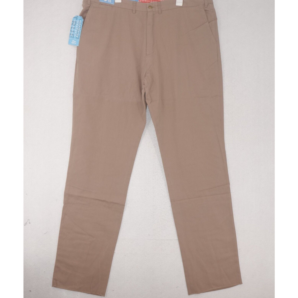 NEW Pennington & Bailes FanPants Khakis Tan Chinos Pants Size 46" Unhemmed